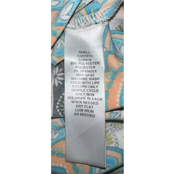 London Times - Geometric Print Dress - Size 10 - Picture 7 of 8